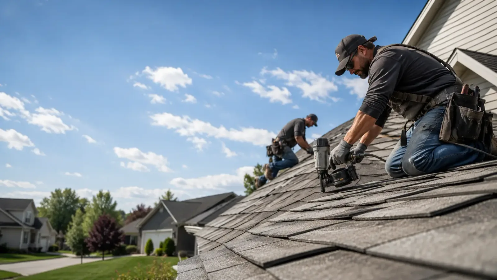 Storm Damage Roof Repair in Bunker Hill, IL near me